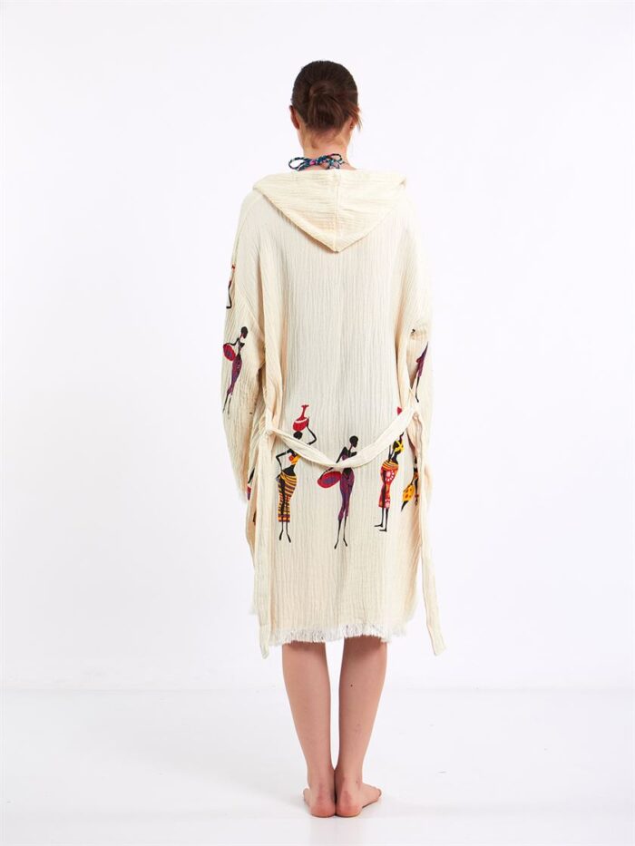 كيمونو أفريكرافت بقلنسوة كيمونو أفريكرافت بقلنسوة