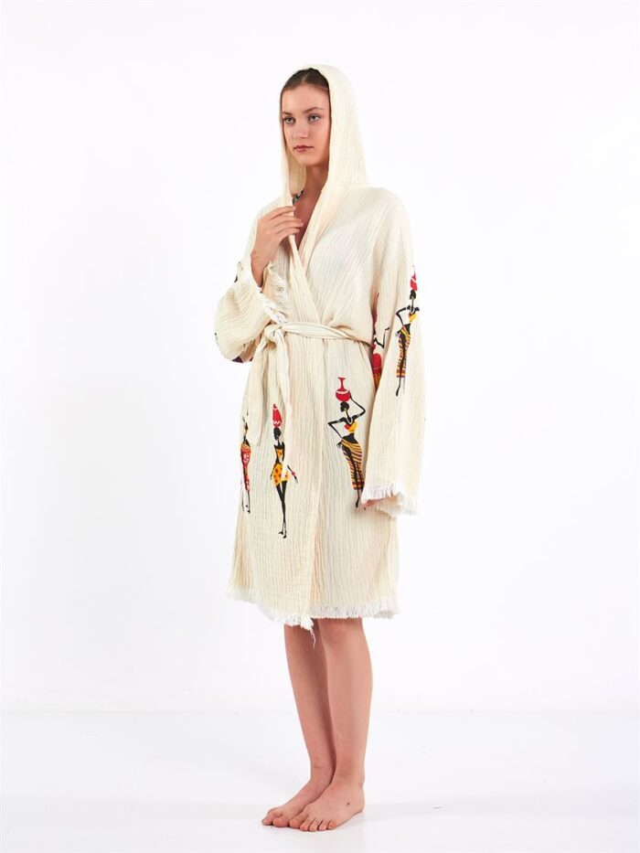 كيمونو أفريكرافت بقلنسوة كيمونو أفريكرافت بقلنسوة