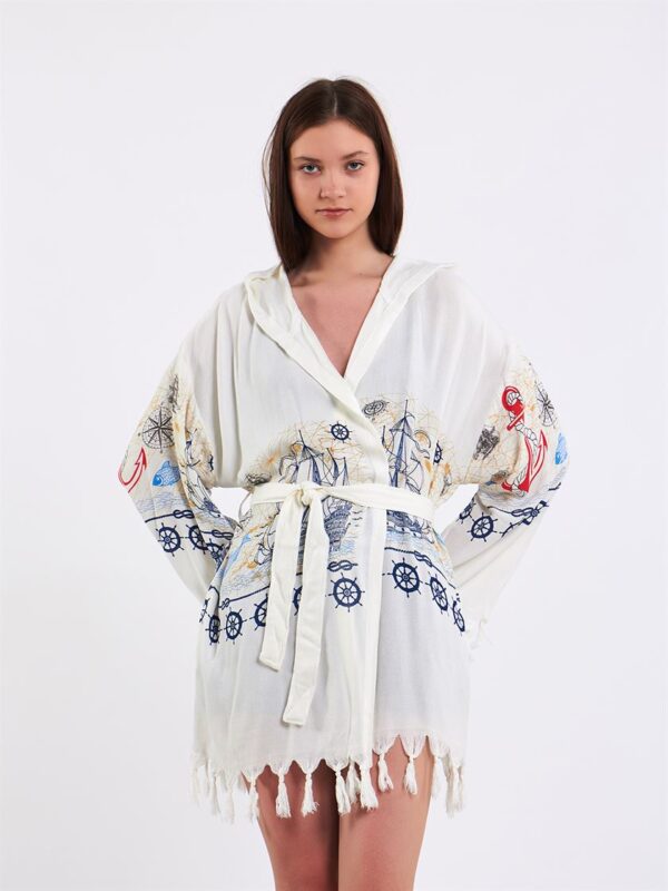 Anchor Kapşonlu Pareo