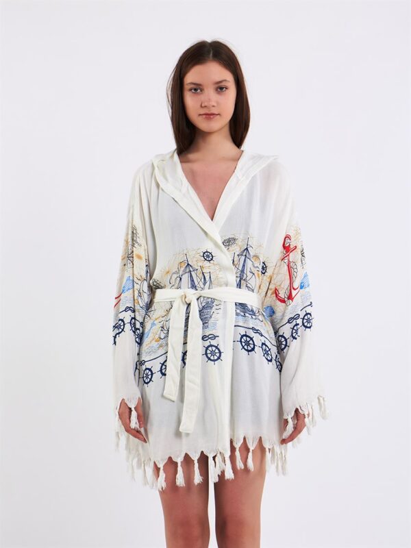 Anchor Kapşonlu Pareo