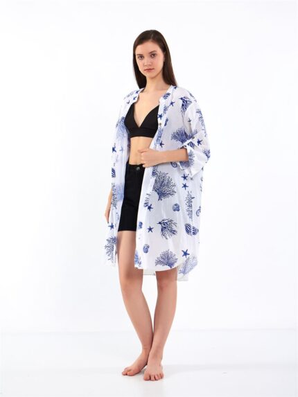 Aqua Life Kimono