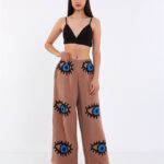 Big Blue Musselinhose Braun