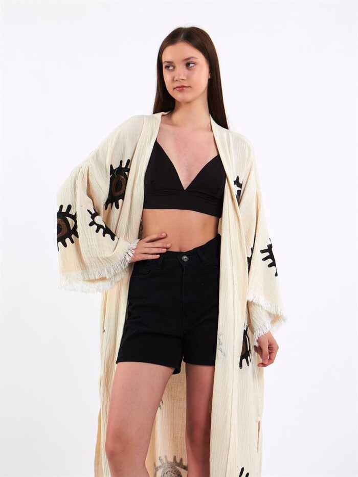 Big Brown Eye Kimono