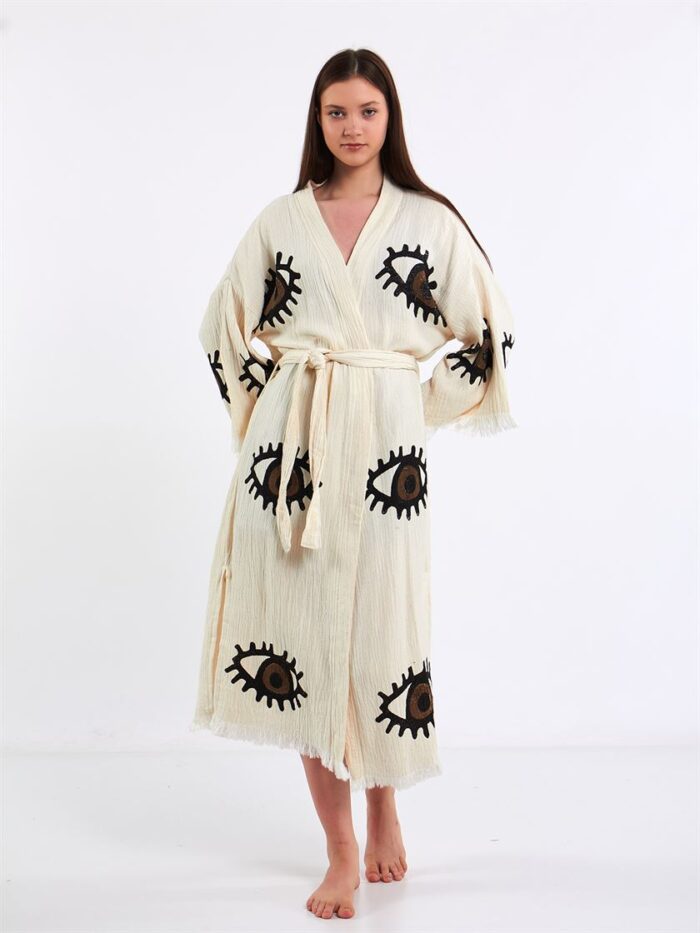 Big Brown Eye Kimono