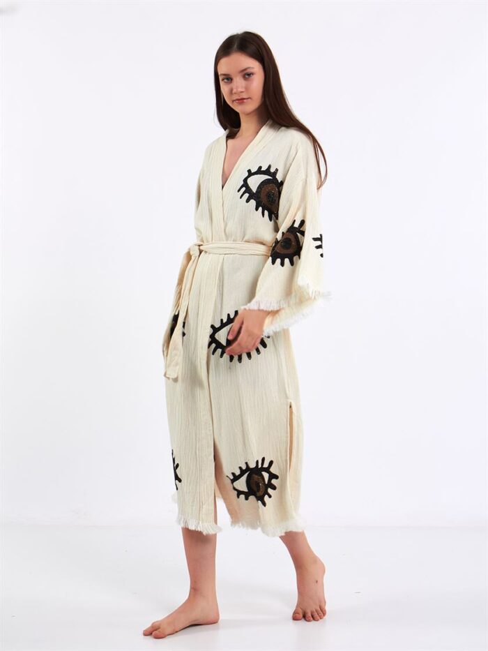 Big Brown Eye Kimono