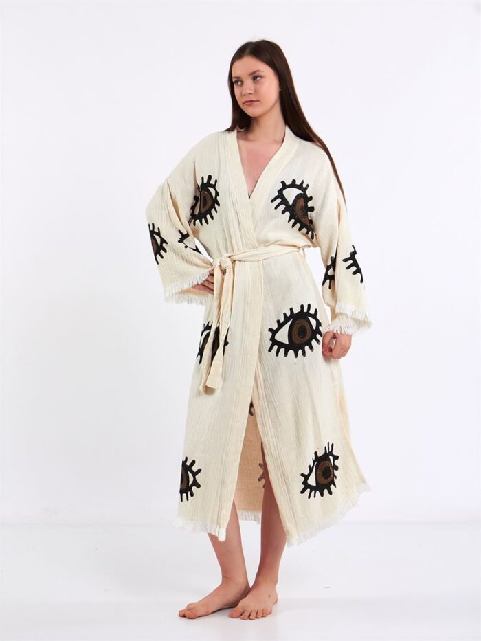 Big Brown Eye Kimono