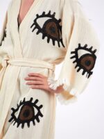 Big Brown Eye Kimono