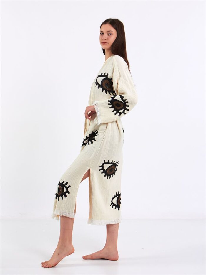 Big Brown Eye Kimono