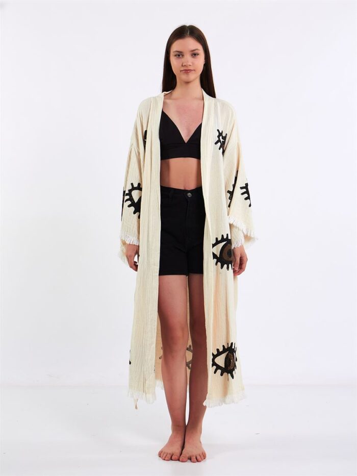 Big Brown Eye Kimono