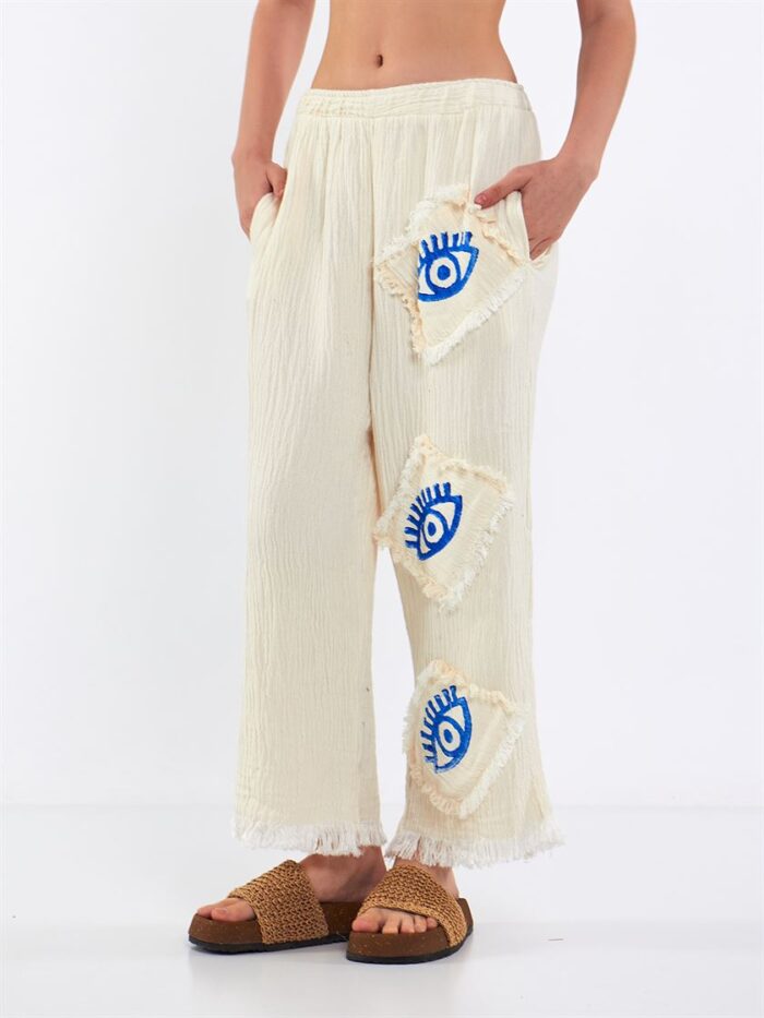 Big Eye Musselin-Hose Weiß Big Eye Musselin-Hose Weiß
