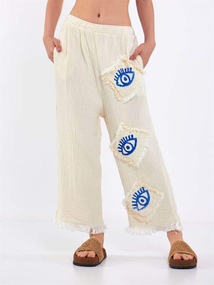 Big Eye Musselin-Hose Weiß Big Eye Musselin-Hose Weiß