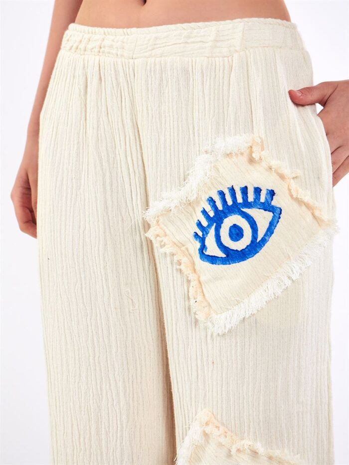Big Eye Musselin-Hose Weiß Big Eye Musselin-Hose Weiß