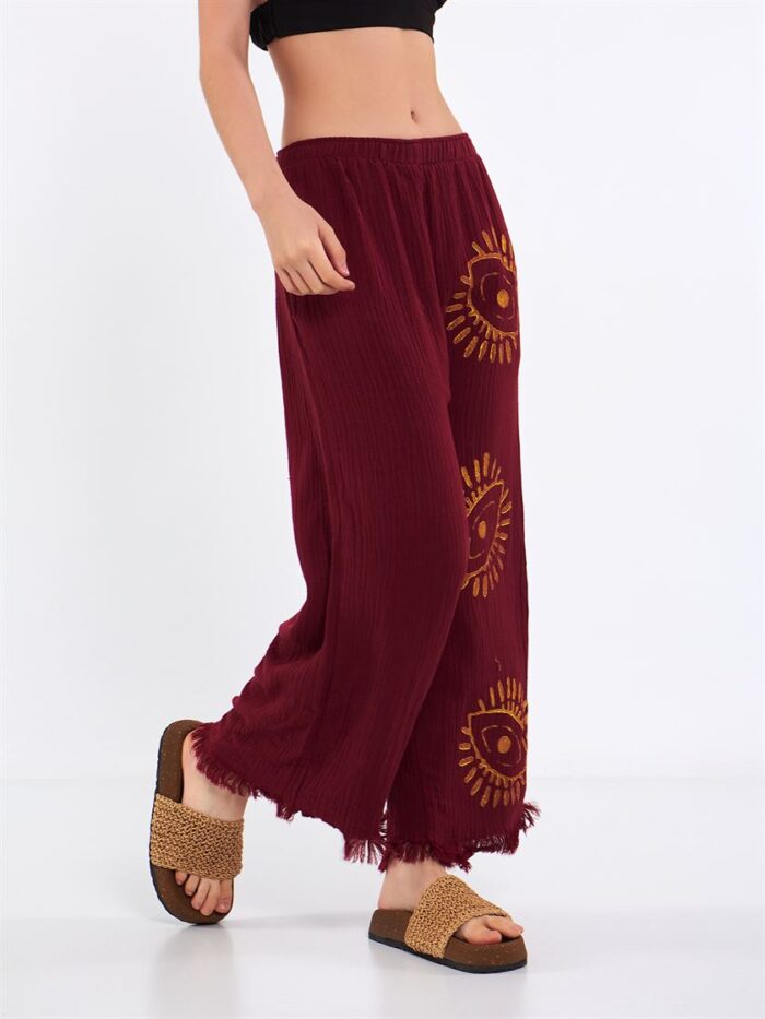 Big Eye Musselin-Hose Burgund Big Eye Musselin-Hose Burgund