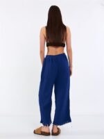 Big Eye Müslin Pantolon Mavi