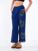 Big Eye Müslin Pantolon Mavi