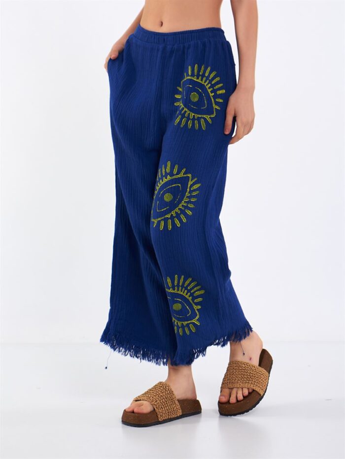 Big Eye Müslin Pantolon Mavi Big Eye Müslin Pantolon Mavi