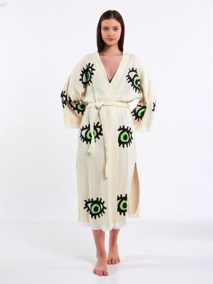 Big Green Eye Kimono