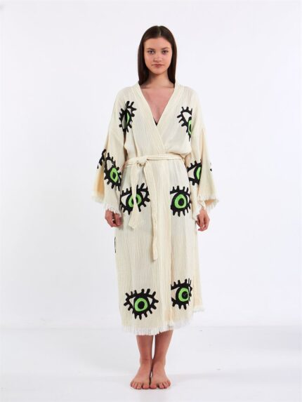 Big Green Eye Kimono