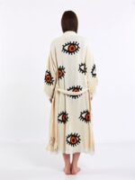 Big Orange Eye Kimono
