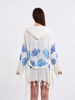 Blue Tree Hooded Pareo