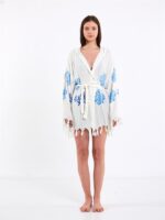 Blue Tree Hooded Pareo