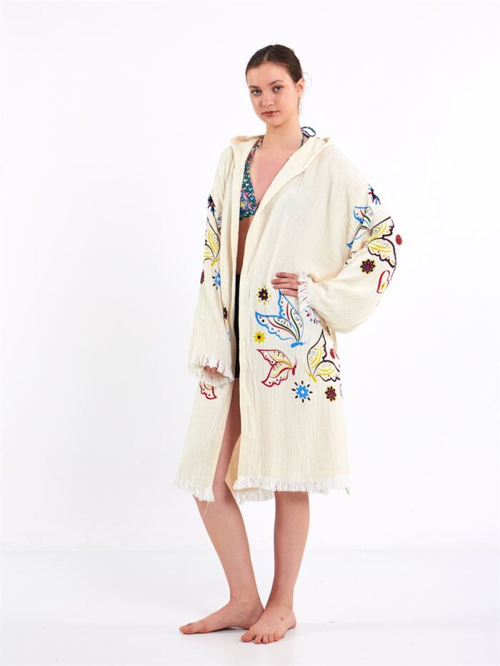 Butterfly Hooded Kimono Butterfly Hooded Kimono
