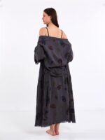 Colorful Eyes Antrasit Kimono