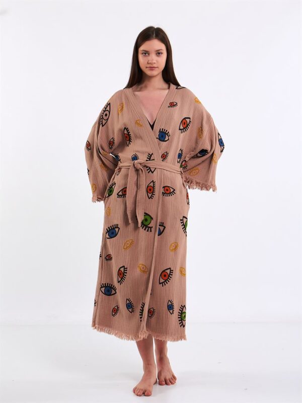 Colorful Eyes Gül Kurusu Kimono