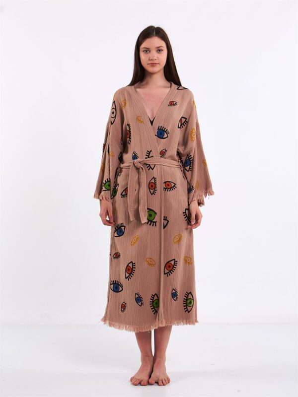 Colorful Eyes Gül Kurusu Kimono