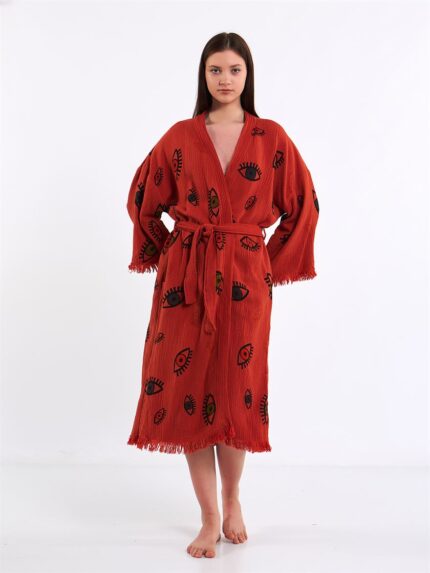 كيمونو البلاط الملون ذو العيون الملونة