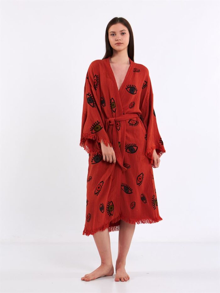 Colourful Eyes Tile Kimono