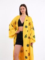 Colorful Eyes Sarı Kimono
