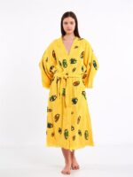 Colorful Eyes Sarı Kimono