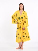 Colorful Eyes Sarı Kimono