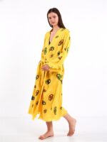 Colorful Eyes Sarı Kimono