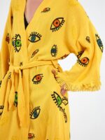 Colorful Eyes Sarı Kimono