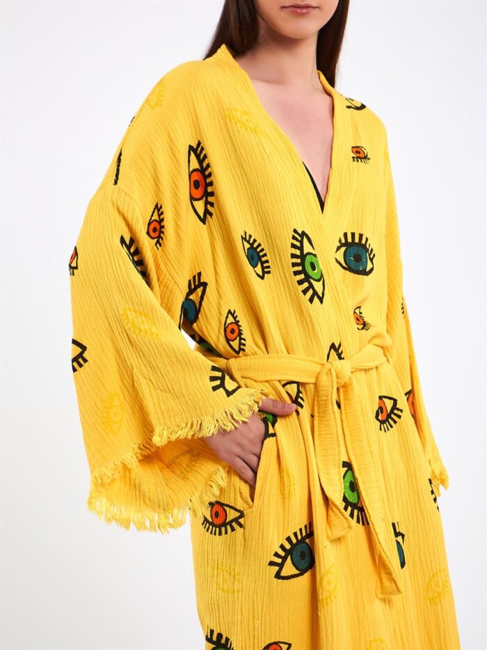 Colorful Eyes Sarı Kimono Colorful Eyes Sarı Kimono