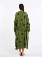 Colorful Eyes Yeşil Kimono