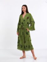 Colorful Eyes Yeşil Kimono