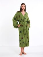 Colorful Eyes Yeşil Kimono