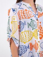 Colorful Fishes Kimono