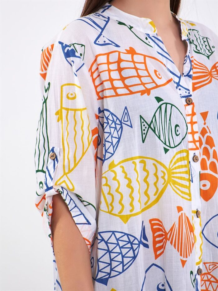 Colorful Fishes Kimono Colorful Fishes Kimono