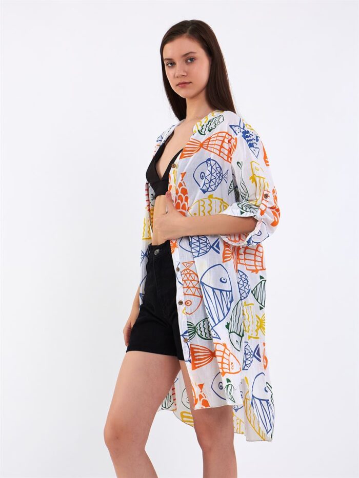 Colorful Fishes Kimono Colorful Fishes Kimono