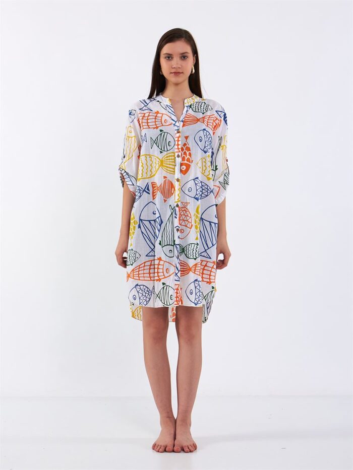 Colorful Fishes Kimono Colorful Fishes Kimono