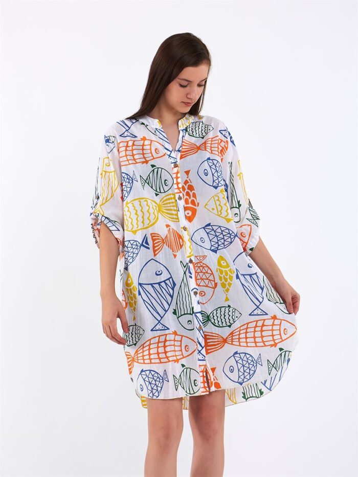 Colorful Fishes Kimono Colorful Fishes Kimono