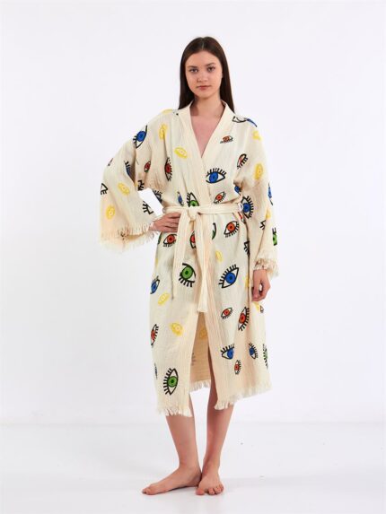 Colourful Little Eyes Kimono