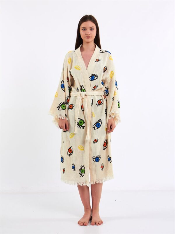 كيمونو العيون الصغيرة الملونة