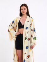 كيمونو العيون الصغيرة الملونة