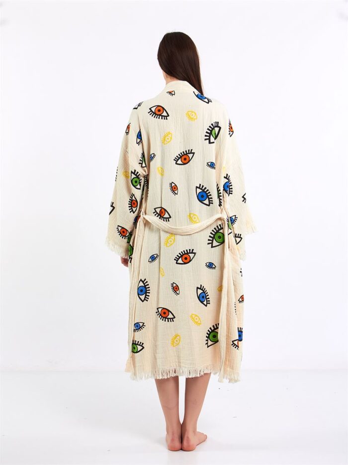 كيمونو العيون الصغيرة الملونة كيمونو العيون الصغيرة الملونة