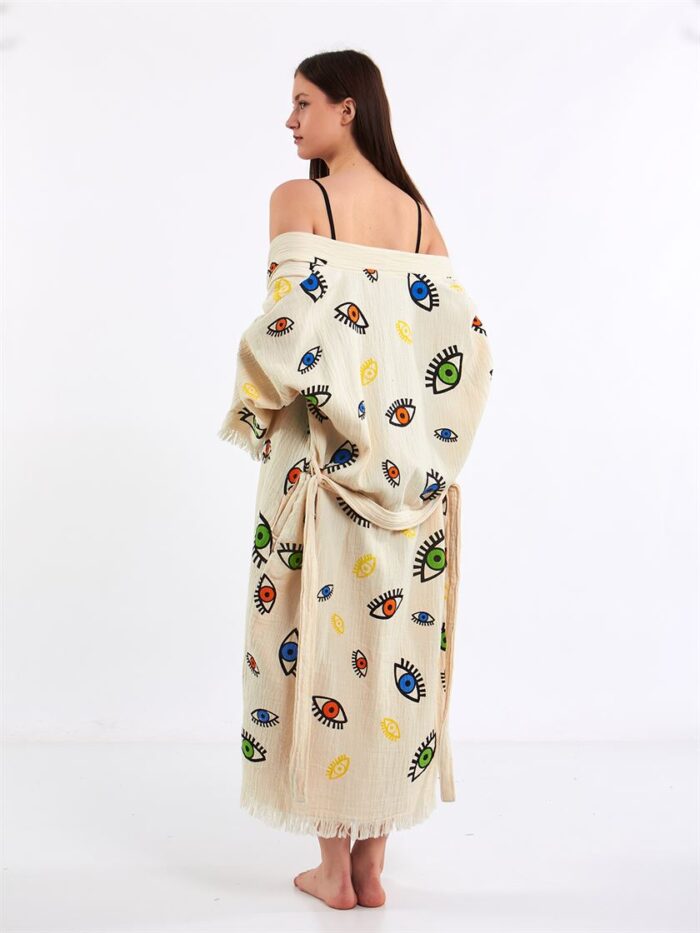 كيمونو العيون الصغيرة الملونة كيمونو العيون الصغيرة الملونة